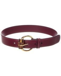 Gucci - Bamboo Leather Belt - Lyst