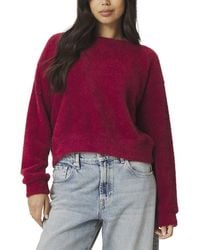Splendid - Fallon Fuzzy Crewneck Pullover - Lyst