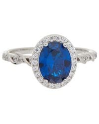 Juvell - 18K Plated Topaz Cz Ring - Lyst