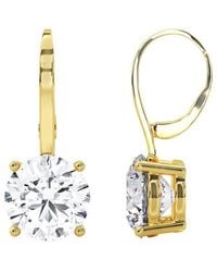 Lab Grown Diamonds - 14K 6.00 Ct. Tw. Lab-Grown Diamond Earrings - Lyst