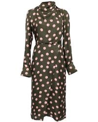 Fendi - Printed Midi Dress, Size It (Authentic Pre-Loved) - Lyst