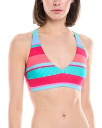 Next - Plunge V-Neck Bralette Bikini Top - Lyst