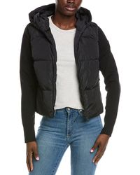 Canada Goose - Hybridge Wide Quilt Knit Wool Hoodie - Lyst