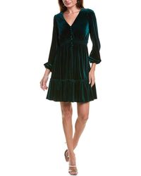 Taylor - Velvet Mini Dress - Lyst