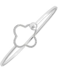 Diamond Select Cuts - 0.05 Ct. Tw. Diamond Bangle Bracelet - Lyst
