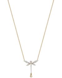 Gabi Rielle - 14K Over Cz Mini Dragonfly Necklace - Lyst
