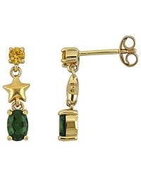 Rina Limor - Plated 1.13 Ct. Tw. Lab-Grown Gemstone Earrings - Lyst