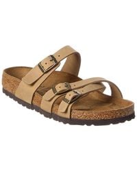 Birkenstock - Franca Oiled Leather Sandal - Lyst