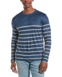 Vince - Stripe Linen T-shirt - Lyst
