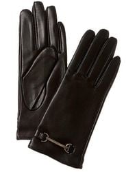 Bruno Magli - Cashmere-lined Leather Gloves - Lyst