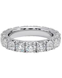 Forever Creations Signature - Forever Creations 14K 4.00 Ct. Tw. Lab Grown Diamond Eternity Ring - Lyst