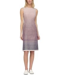 Lafayette 148 New York - Silk & Wool-Blend Midi Sheath Dress - Lyst