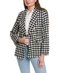 To My Lovers - Houndstooth Blazer - Lyst