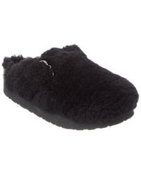 Birkenstock - Papillio By Boston Big Buckle Narrow Shearling Clog - Lyst