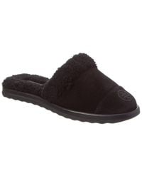 Tory Burch - Suede & Shearling Slipper - Lyst