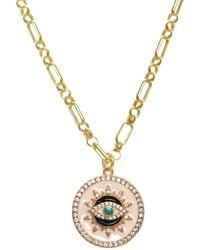 Rachel Reinhardt Jewelry - 14K Over Evil Eye Necklace - Lyst