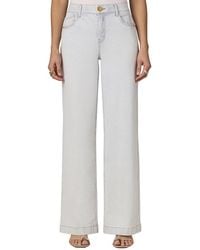 Wit & Wisdom - Powder Sam High Rise Wide Leg Jean - Lyst