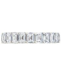 Sterling Forever - Cz Rio Baguette Ring - Lyst