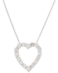 Diana M. Jewels - Fine Jewelry 18k 3.10 Ct. Tw. Diamond Heart Necklace - Lyst