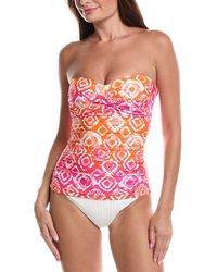 Anne Cole - Liz Twist Strapless Tankini - Lyst