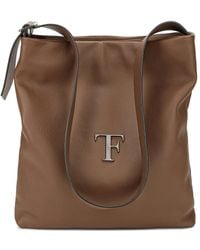 Tiffany & Fred Paris - Full-Grain Leather Tote - Lyst