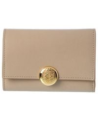 Loewe - Pebble Small Vertical Leather Wallet - Lyst