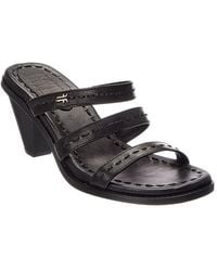Frye - Estelle Strappy Slide Leather Sandal - Lyst