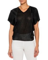 Santorelli - Knit Top - Lyst