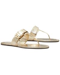 Tory Burch - Selby Leather Sandal - Lyst