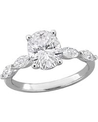 Rina Limor - 2.56 Ct. Tw. Created Moissanite Engagement Ring - Lyst