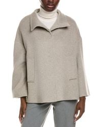 Cinzia Rocca - Icons Wool-Blend Short Coat - Lyst