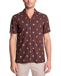 Paisley & Gray - Camp Collar Linen-Blend Shirt - Lyst