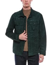 Isaia - Suede Jacket - Lyst