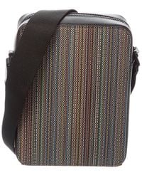 Paul Smith - Leather Flight Bag - Lyst