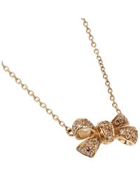 Pomellato - 18K 0.32 Ct. Tw. Diamond Fancy Bow Necklace (Authentic Pre-Owned) - Lyst