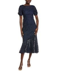 Kay Unger - Portia Tea-Length Dress - Lyst