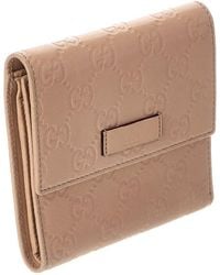 Gucci - Leather Trifold Wallet (Authentic Pre-Loved) - Lyst