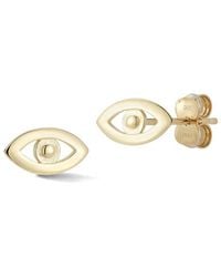 Ember Fine Jewelry - 14k Evil Eye Studs - Lyst