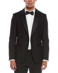 BOSS - Hutson Wool-Blend Tuxedo Jacket - Lyst