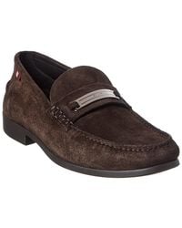 Bally - Cronus Suede Loafer - Lyst