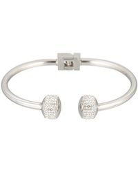 Eye Candy LA - The Luxe Collection Titanium Cz Cuff Bracelet - Lyst