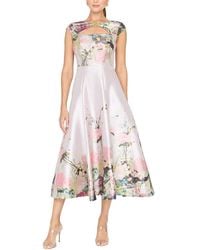 Kay Unger - Augusta Tea Length Dress - Lyst