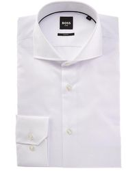 BOSS - Slim Fit Dress Shirt - Lyst