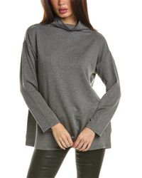 Eileen Fisher - Petite High Funnel Neck Tunic - Lyst