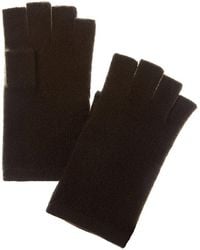 Sofiacashmere - Sofiacashmere Fingerless Cashmere Gloves - Lyst
