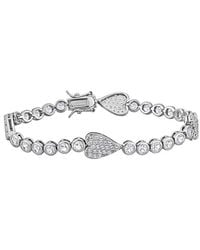 Rina Limor - 9.56 Ct. Tw. Lab-Grown Sapphire Heart Bracelet - Lyst
