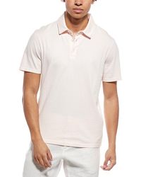 Vince - Garment Dye Polo Shirt - Lyst