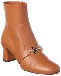 Ferragamo - Orietta Leather Boot - Lyst
