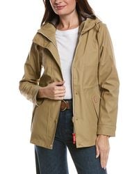 HUNTER - Abbey Rubberized Short Rain Jacket - Lyst