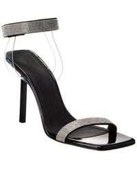 AMINA MUADDI - Rih Vinyl & Patent Sandal - Lyst